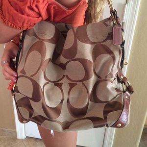 Signature Coach pattern purse!